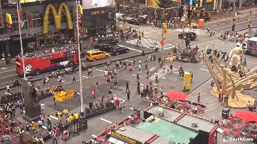 Times Square Street live webcam