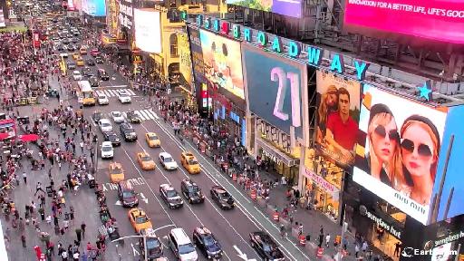 Times Square New York live webcam