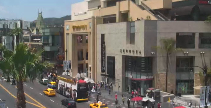 Hollywood Boulevard live webcam