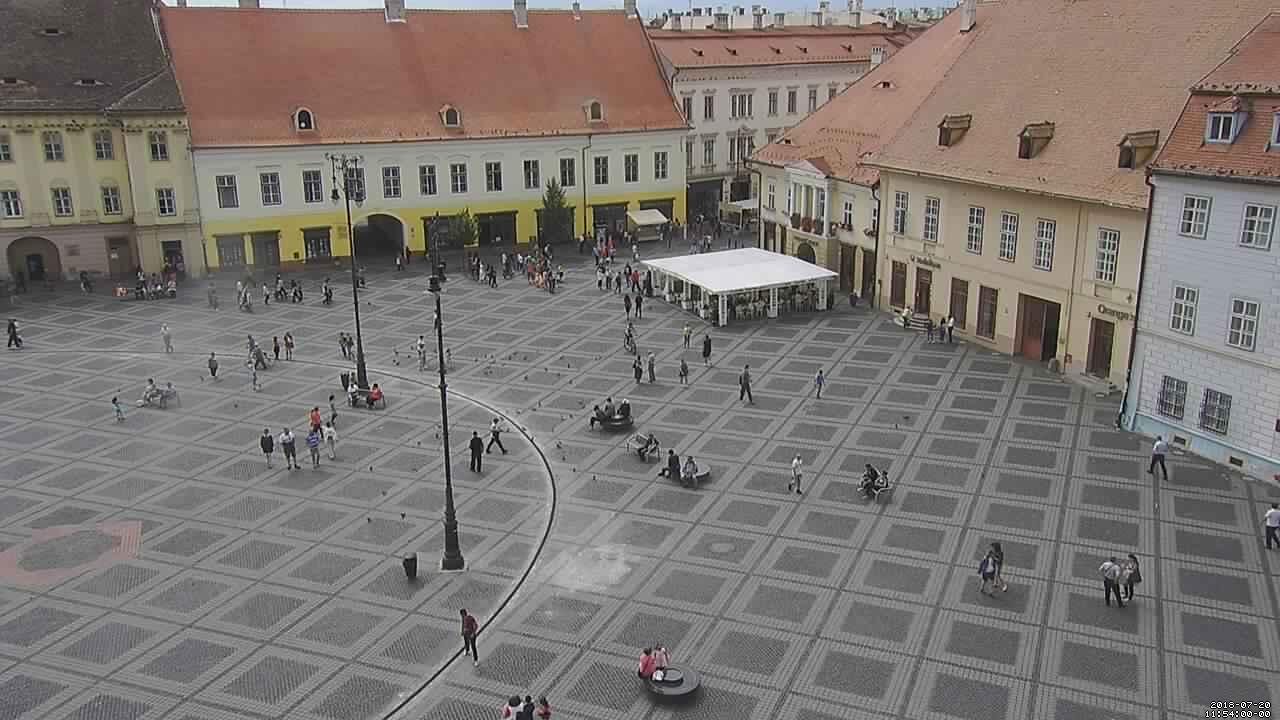 Piata Mare Sibiu 1 webcam live