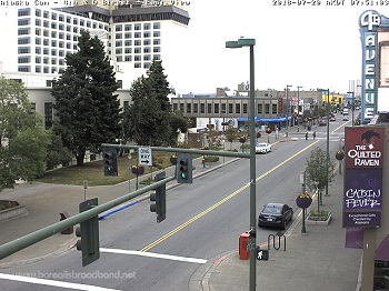 Anchorage 4th Avenue live webcam